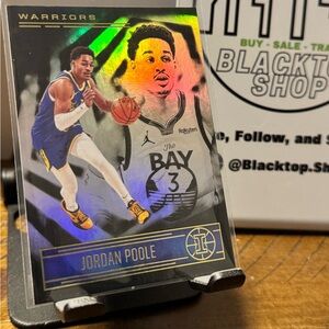 Jordan Poole Warriors Basketball Card